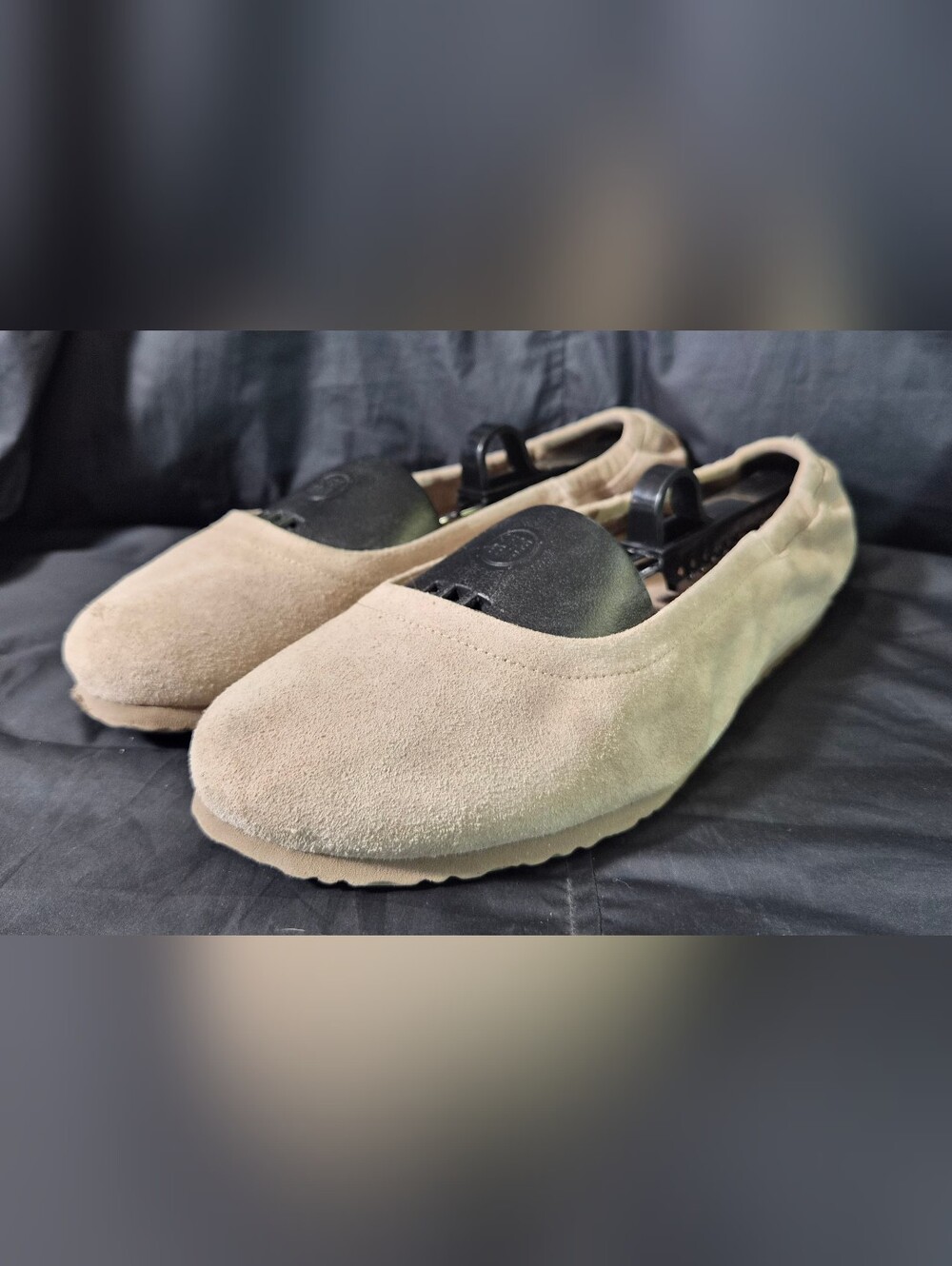 Women's Birkenstock Celina Beige Suede Ballet Flats Sz. 10-10.5 (41/265)
